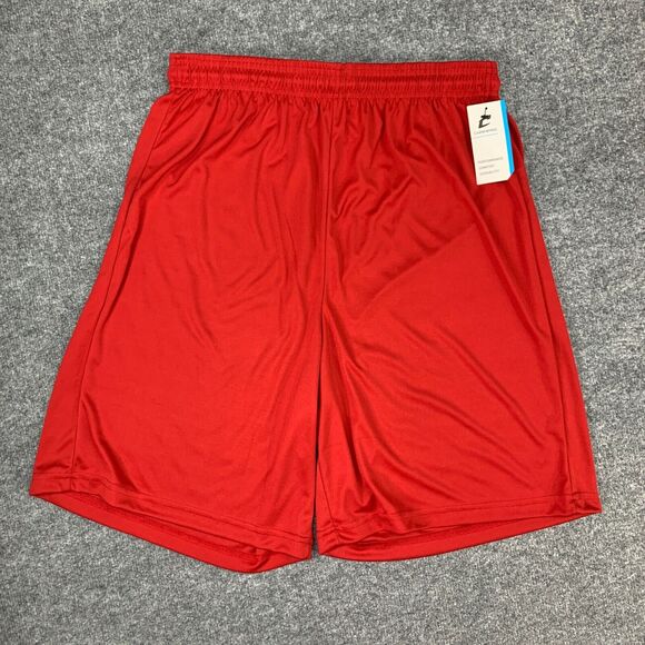 Champro Basketball Shorts Mens L Large Red Pull On Moisture Wicking Performance - Picture 2 of 13